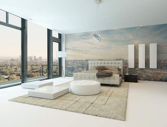 Canvas Textured Wall Film Graphic Application