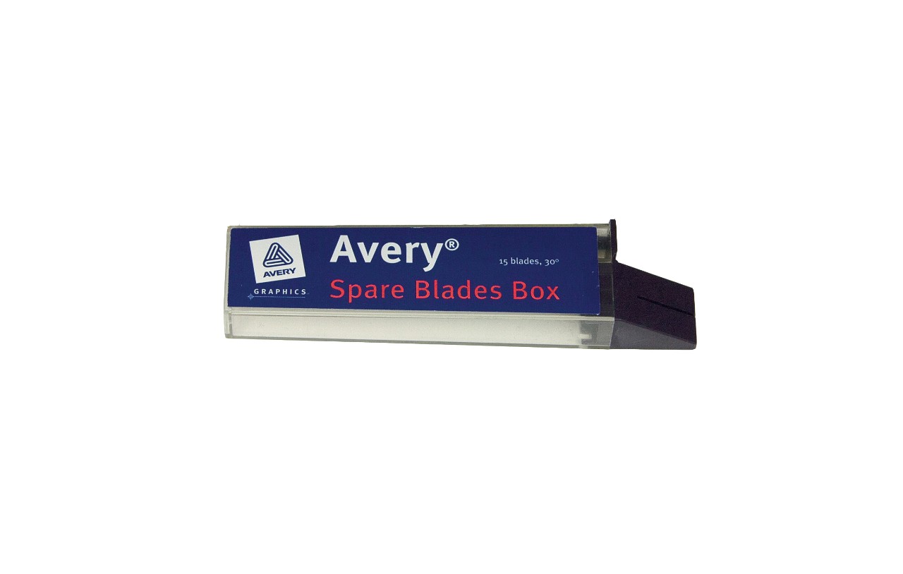 Spare vinyl application blade box